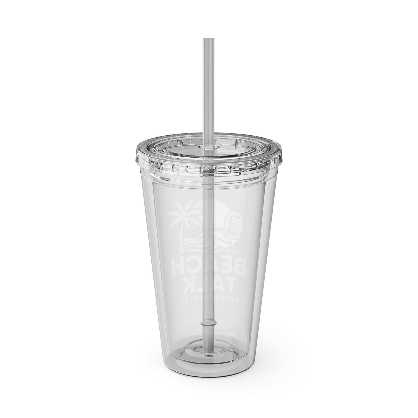 🥤 Beach Talk™ Tumbler – Sip in Style, Shine in Color