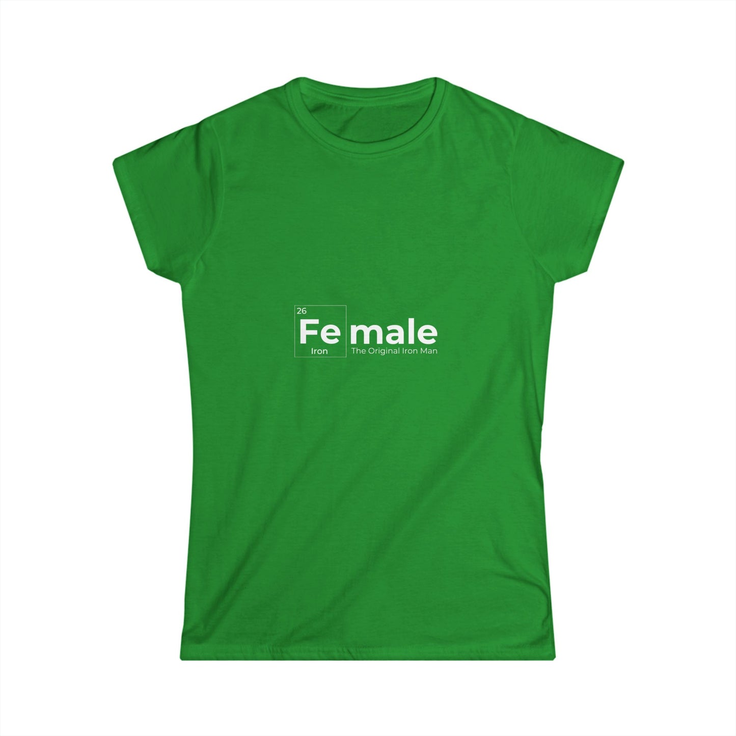 👩‍🔬 Female – The Original Iron Man | Women’s Softstyle Tee