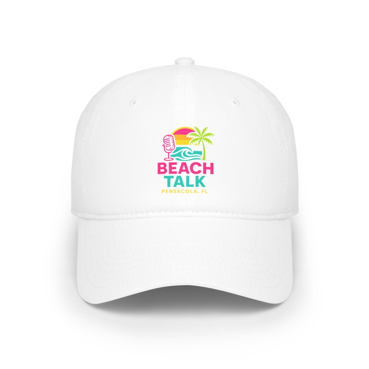 🧢 Beach Talk Low Profile Baseball Cap – Pensacola Vibes, All Day
