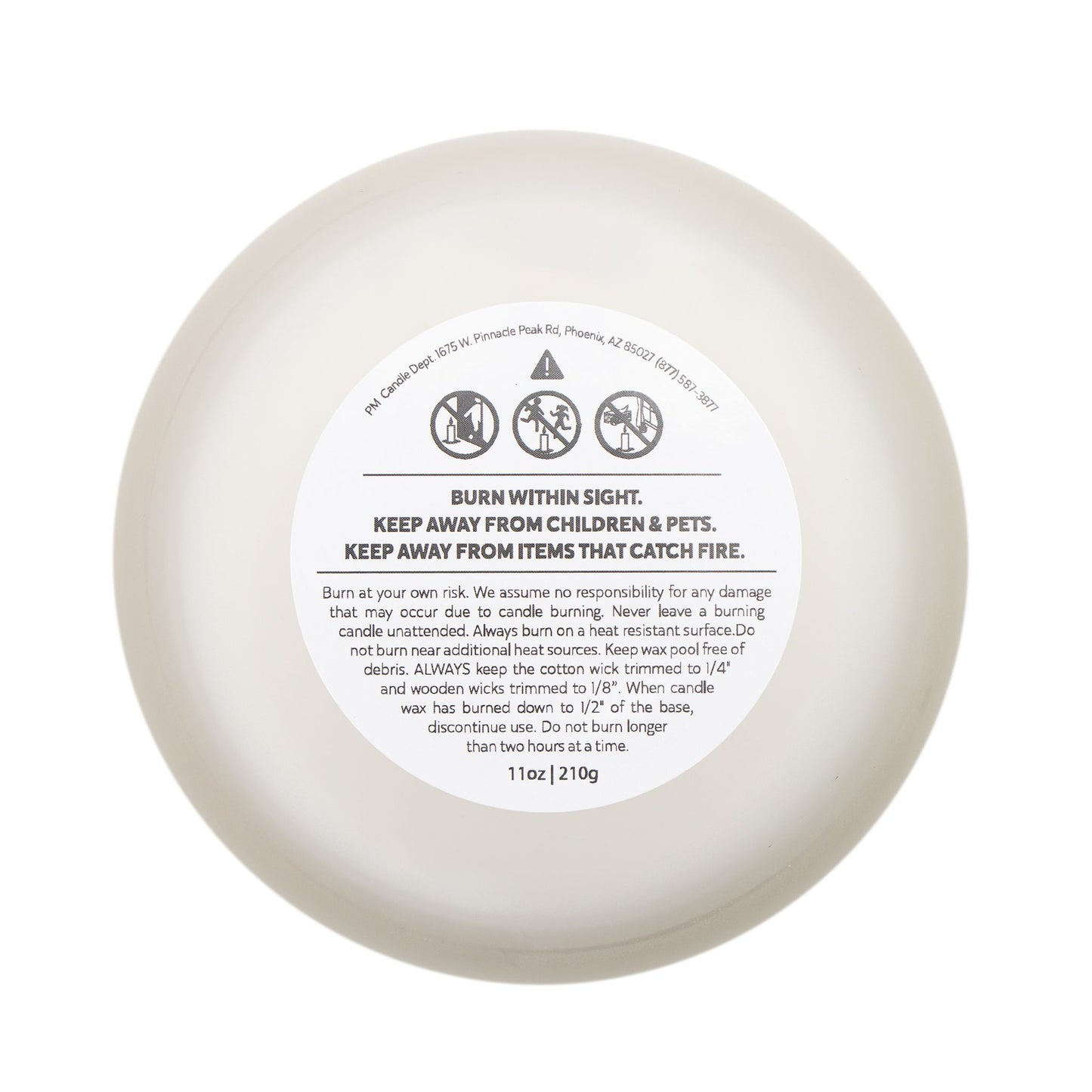 Mandolyne’s Flames – 11oz Frost Candle-Variety Scents