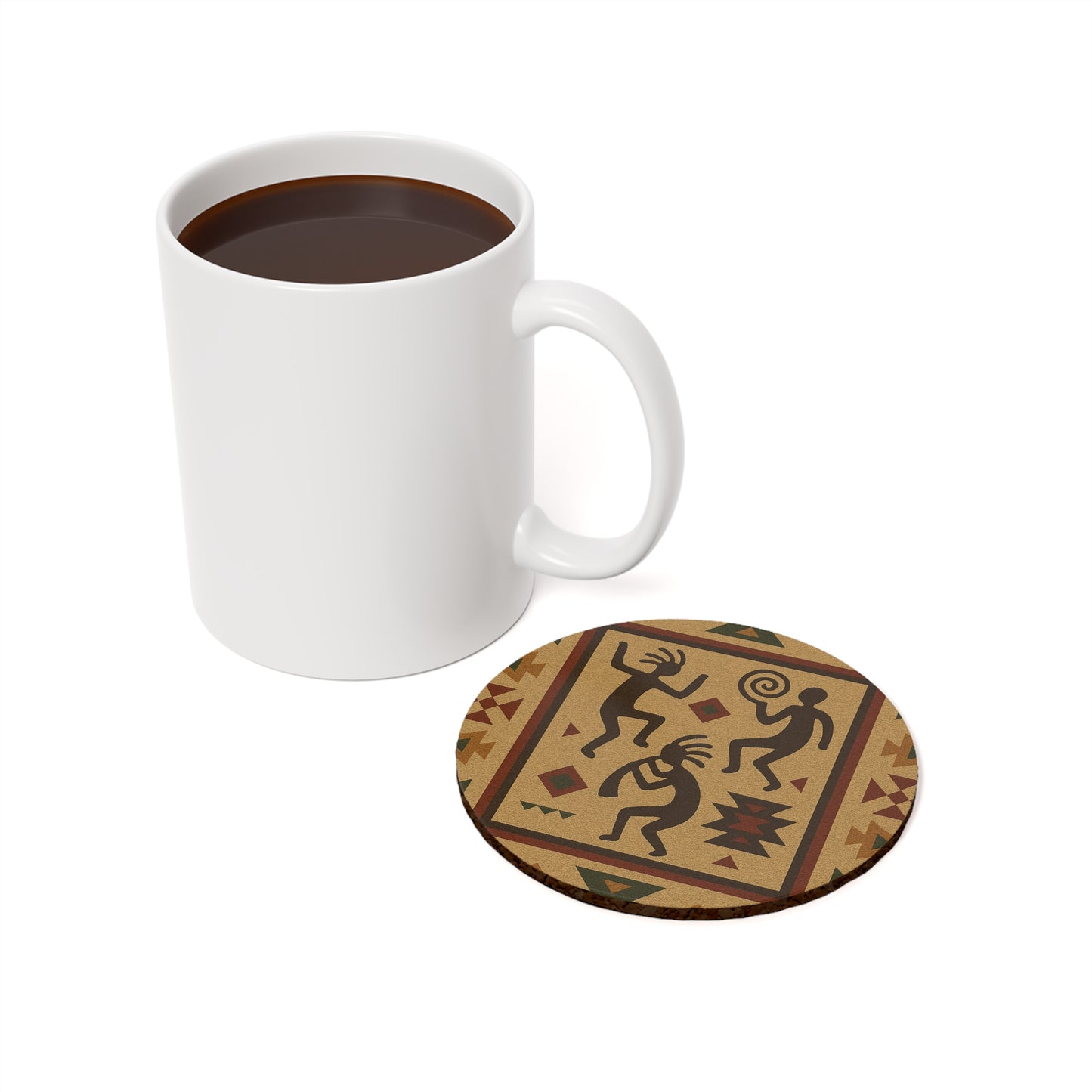 Tribal Spirit Cork Back Coaster