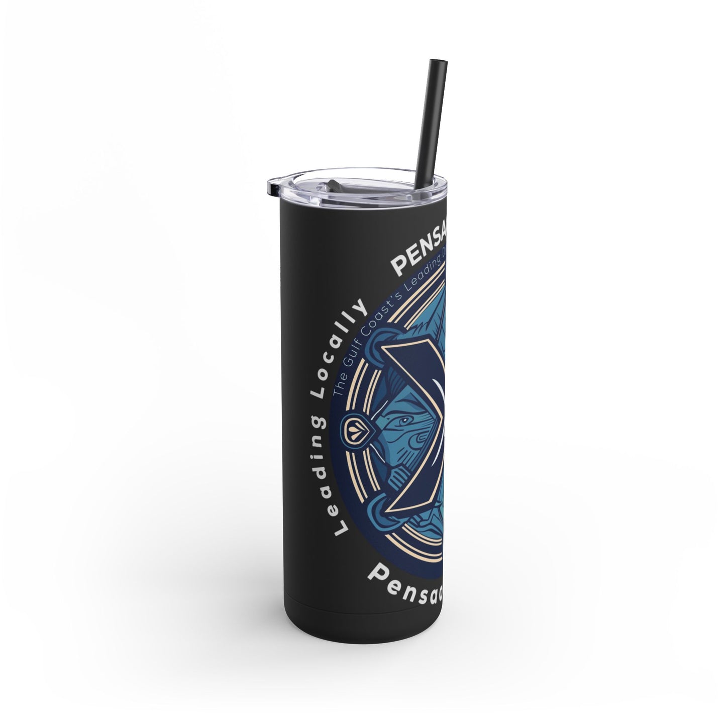 Pensacola X 20oz Skinny Matte Tumbler - Stylish Travel Mug for Locals