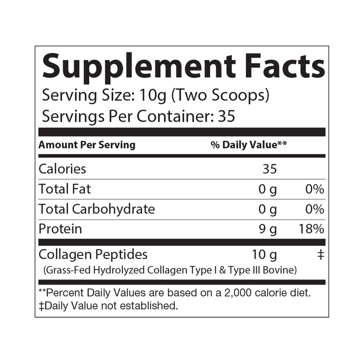 Mandolyne’s Collagen Peptides – Type I & III (350g / 12.3oz)