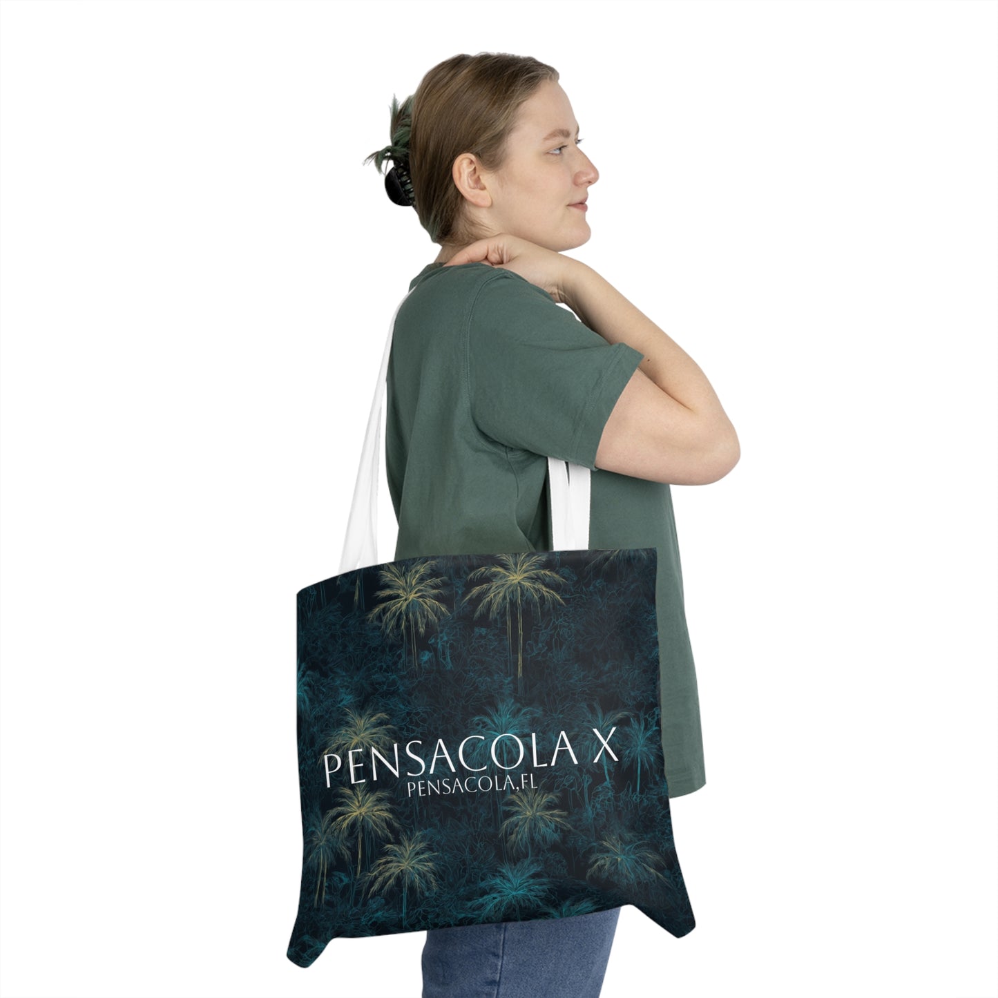 šš“ Tropical Shoulder Tote Bag ā Pensacola X Design š“š