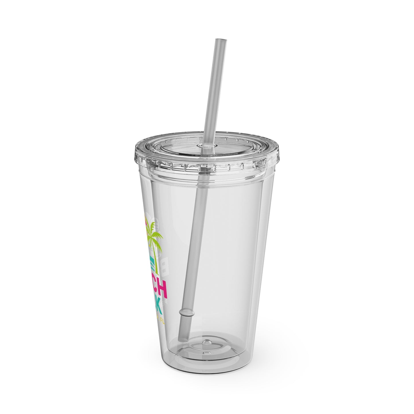 🥤 Beach Talk™ Tumbler – Sip in Style, Shine in Color