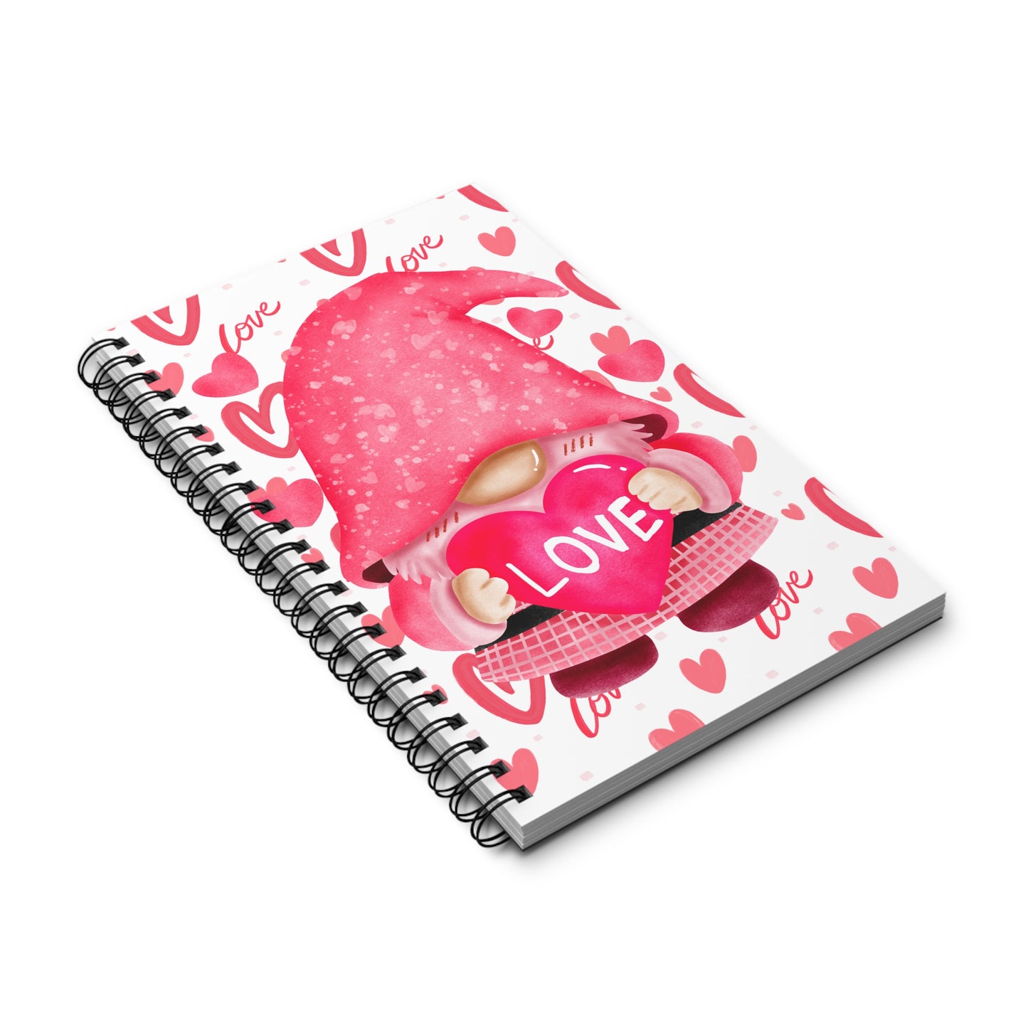 Love Gnome Spiral Journal – A Whimsical Touch for Your Writing!