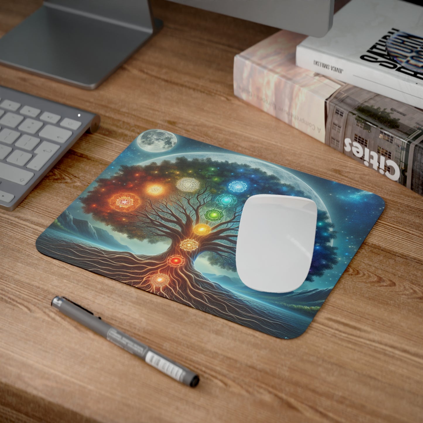 Chakra Tree Desk Mouse Pad
