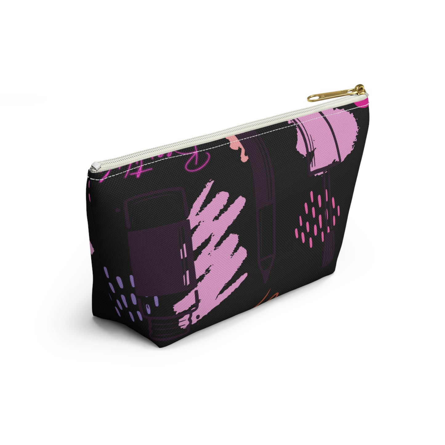 Stylish T-Bottom Accessory Pouch – 'Beautiful' Design for Everyday Elegance