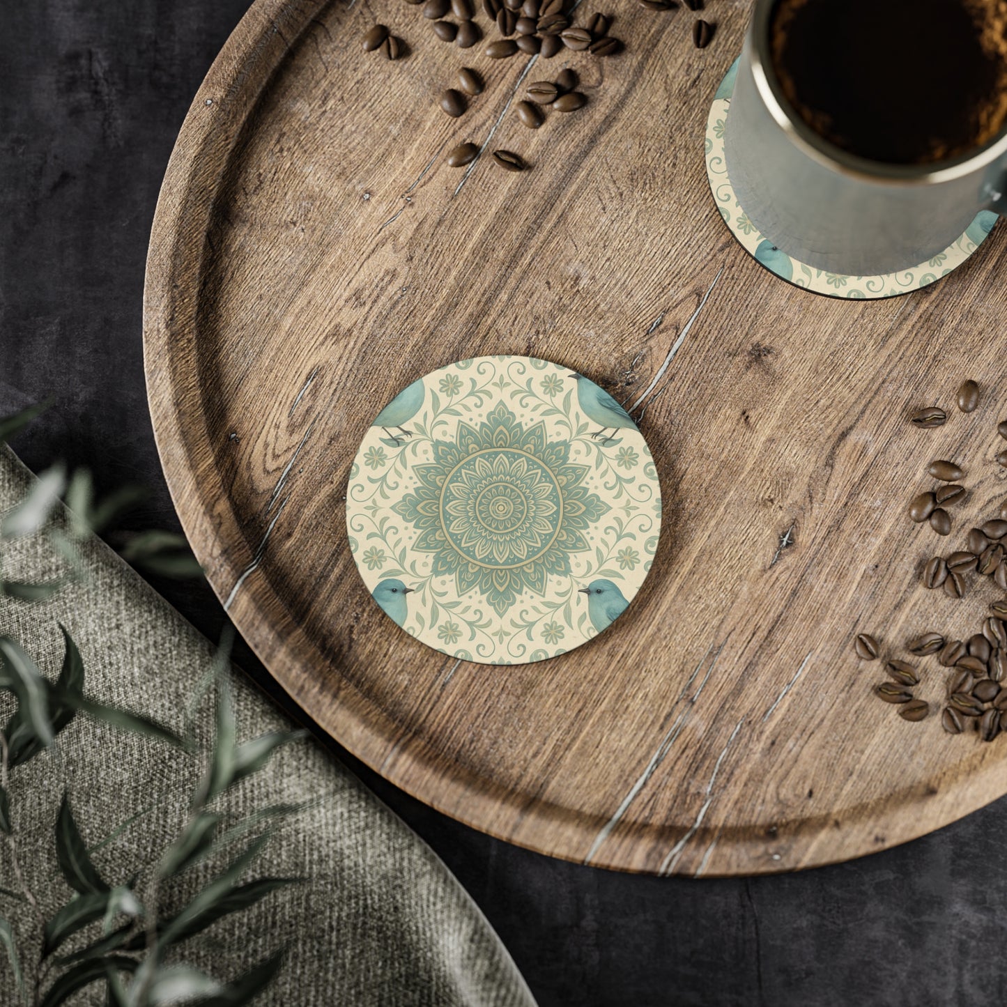Bohemian Mandala Coasters