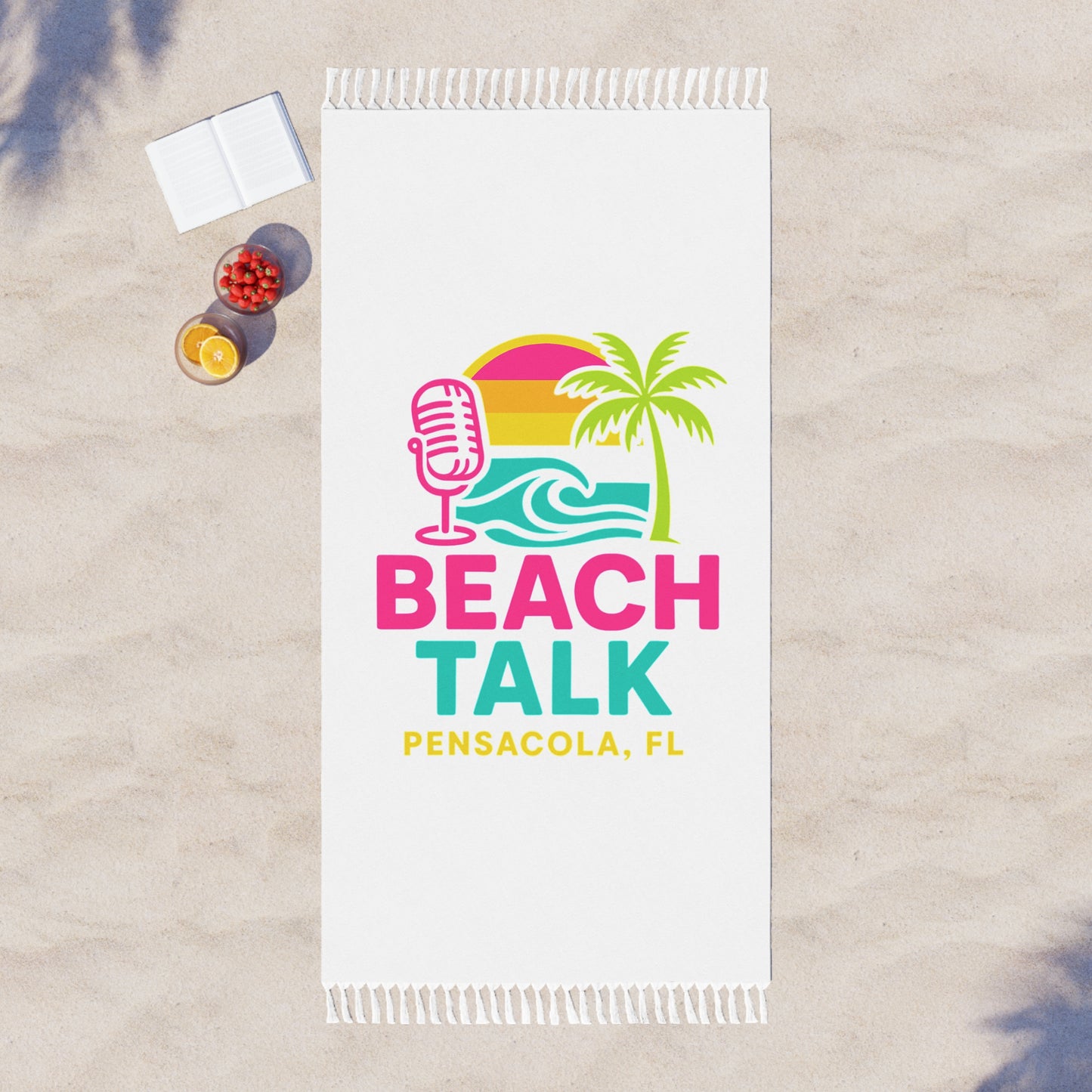 Beach Talk™ Boho Beach Towel – Your Summer Must-Have
