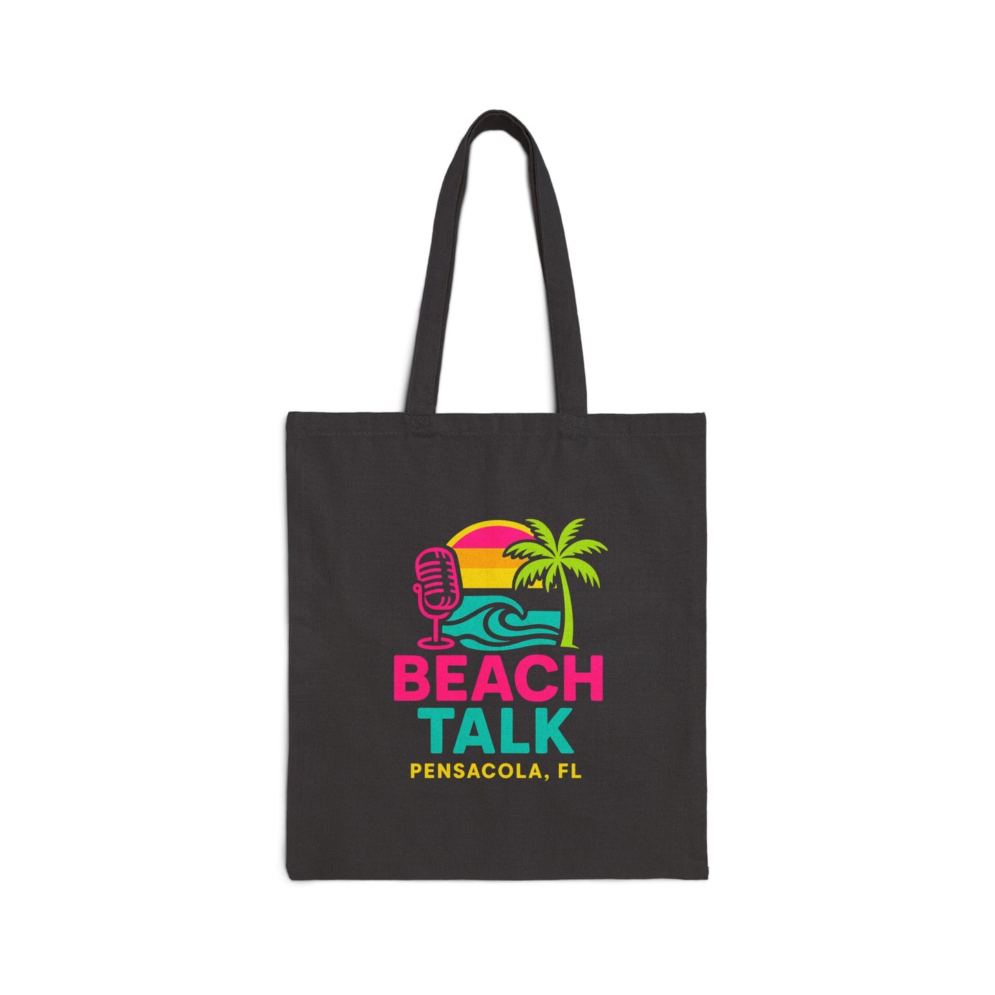 𧺠Beach Talk⢠Cotton Canvas Tote Bag