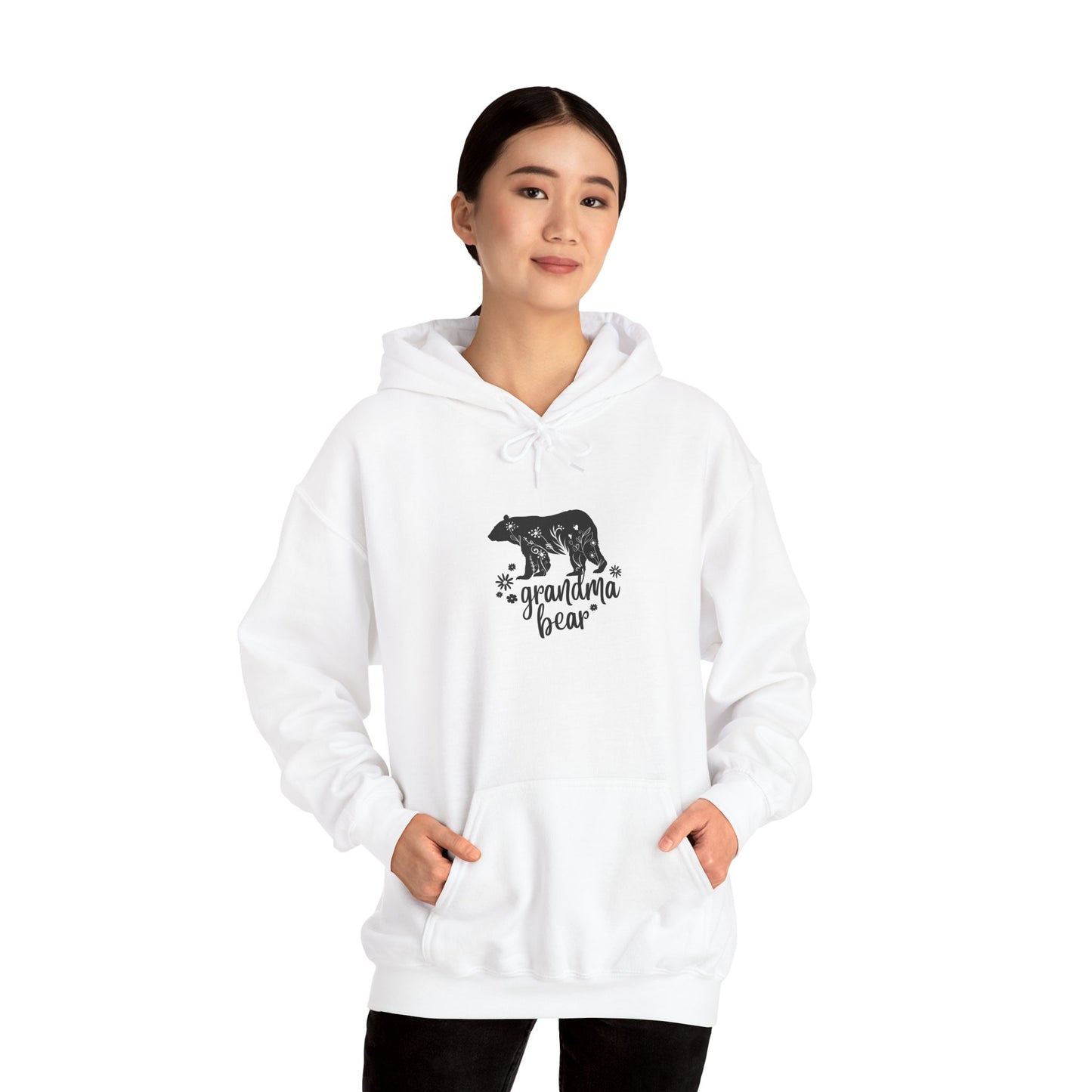š» Grandma Bear Heavy Blend⢠Hooded Sweatshirt