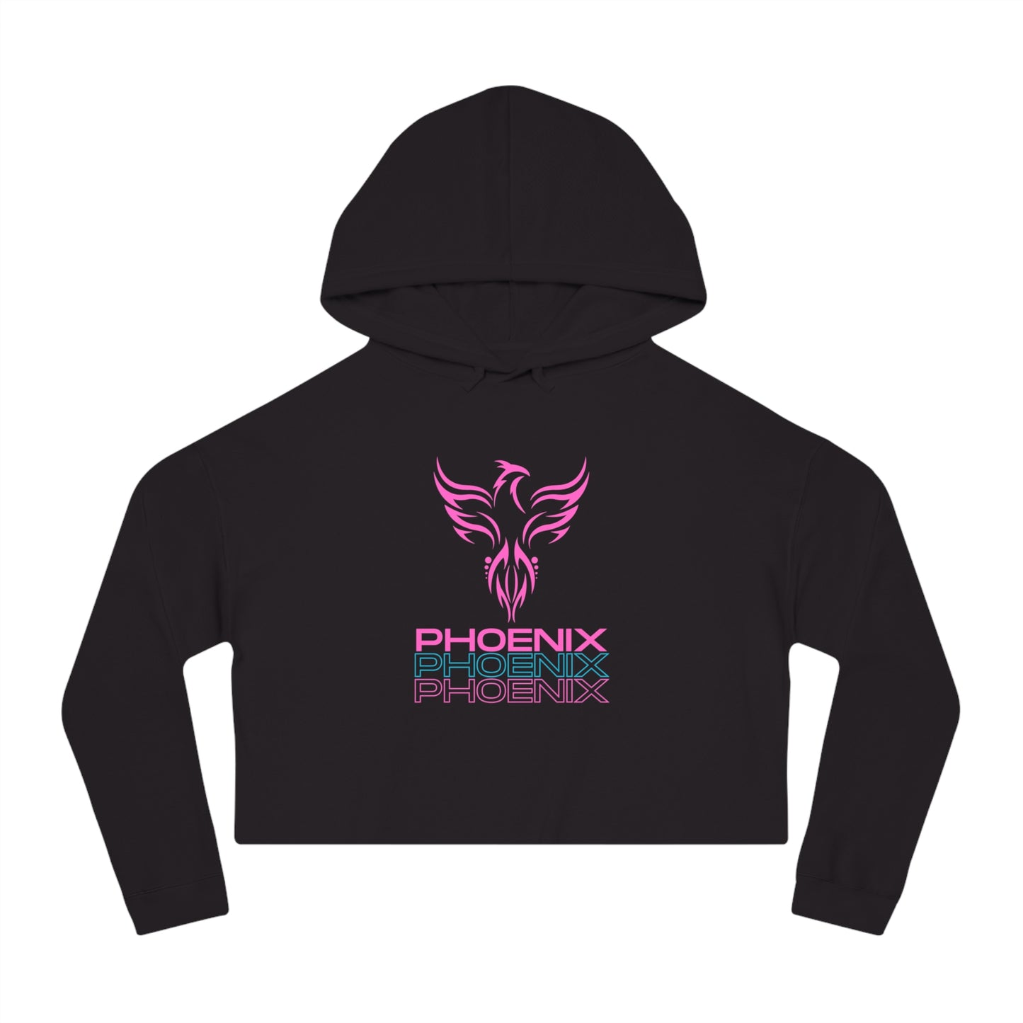 Phoenix Women’s Cropped Tie-Dye Hoodie – Soft & Stylish Streetwear
