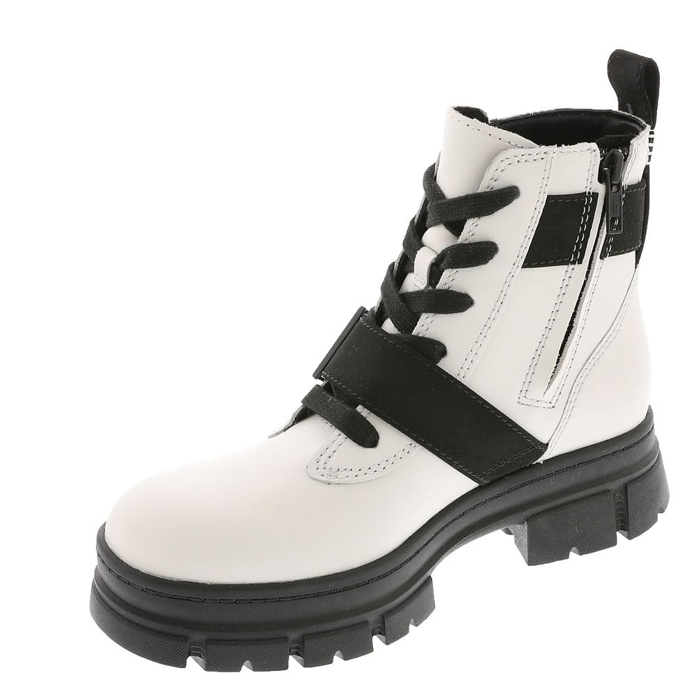 UGG Women's Ashton Lace Up Boot, White, 8