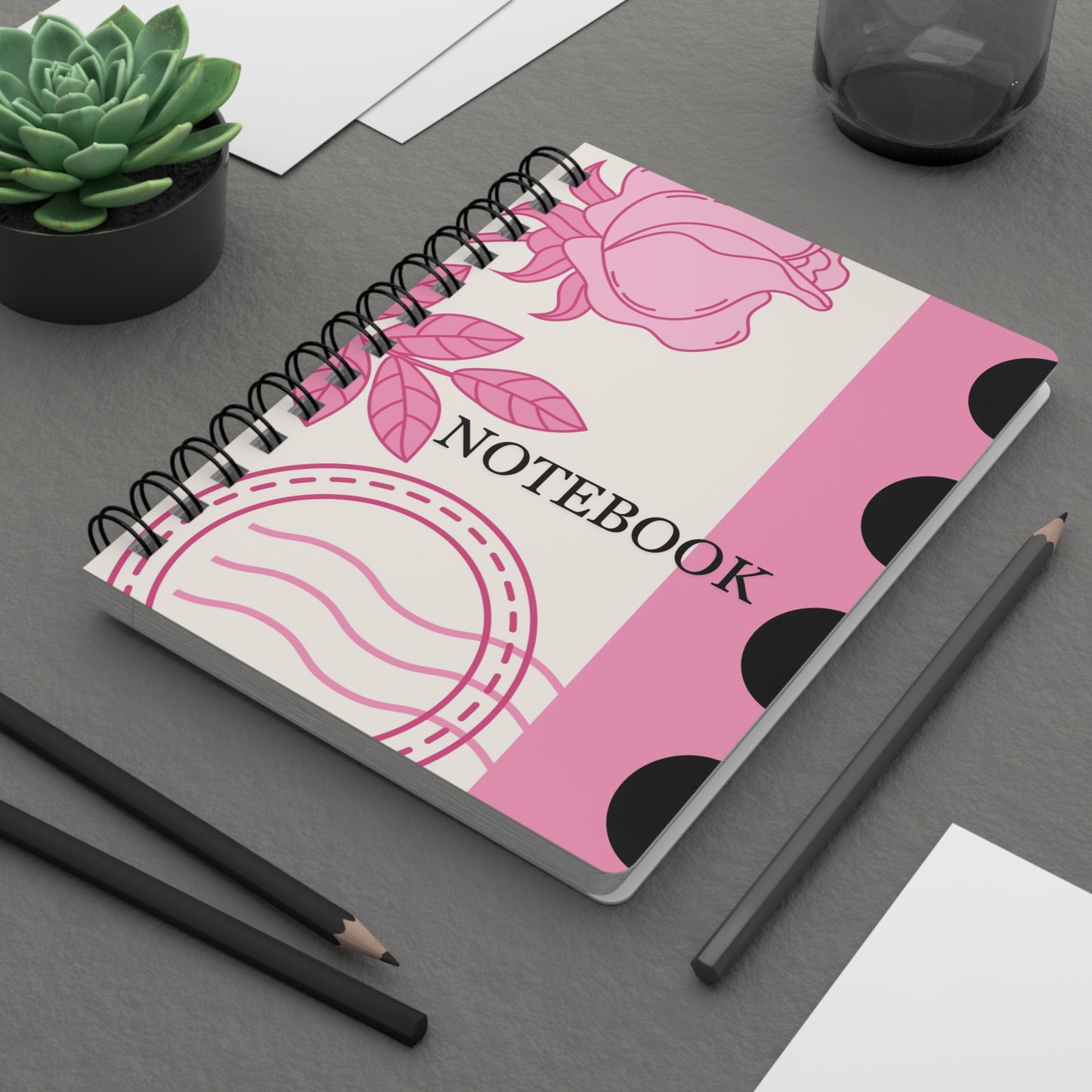 Spiral Bound Journal | Durable Glossy Notebook | Dream & Idea Keeper