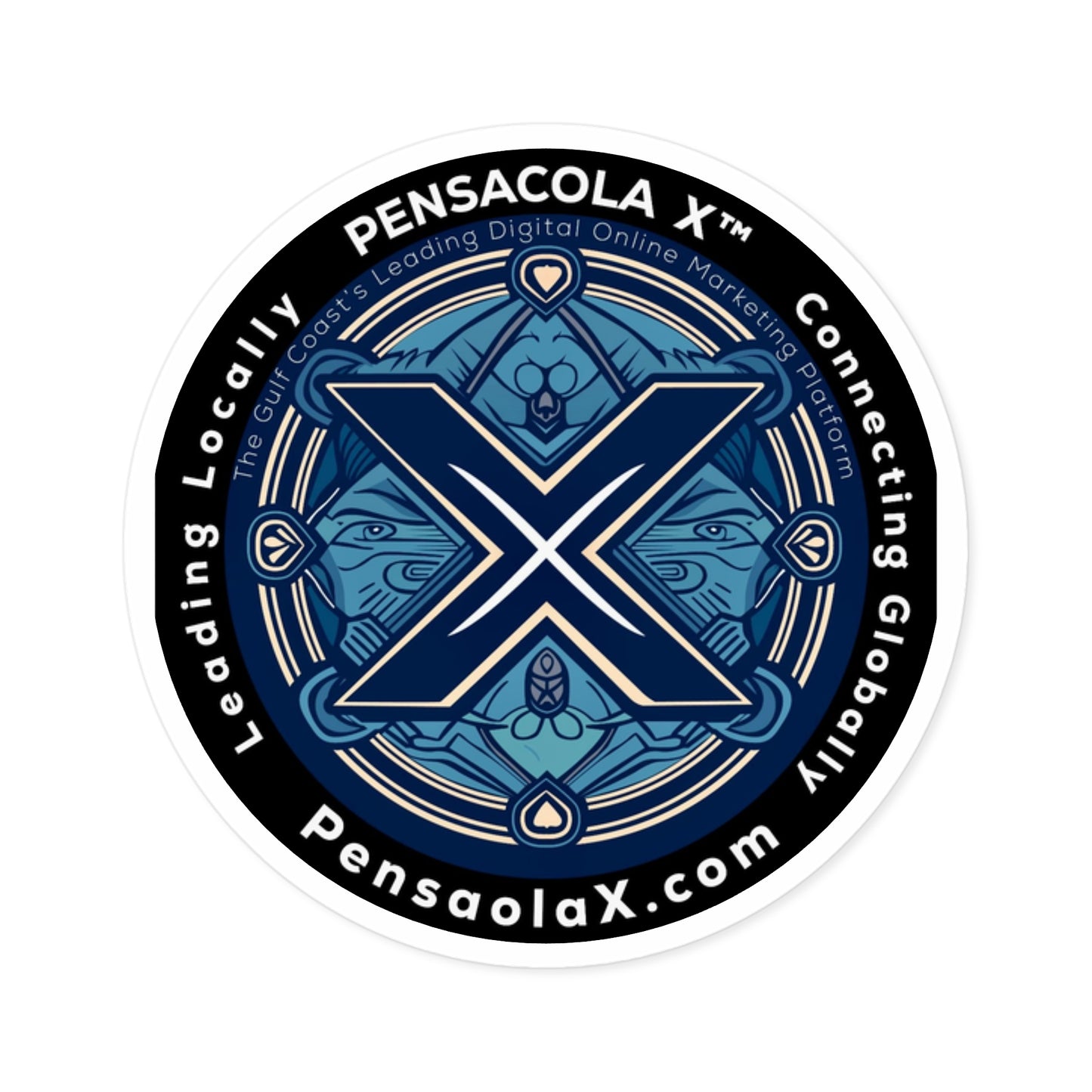 Pensacola X™ Round Sticker