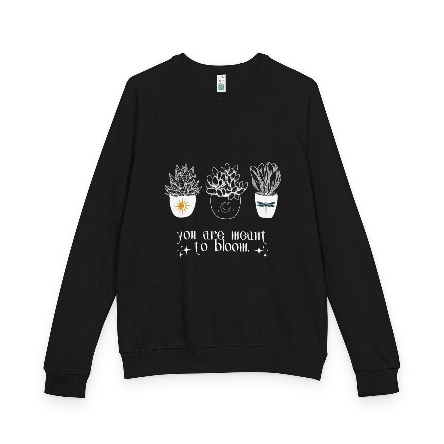 πΈ You Were Meant to Bloom β Unisex French Terry Raglan Crewneck πΈ