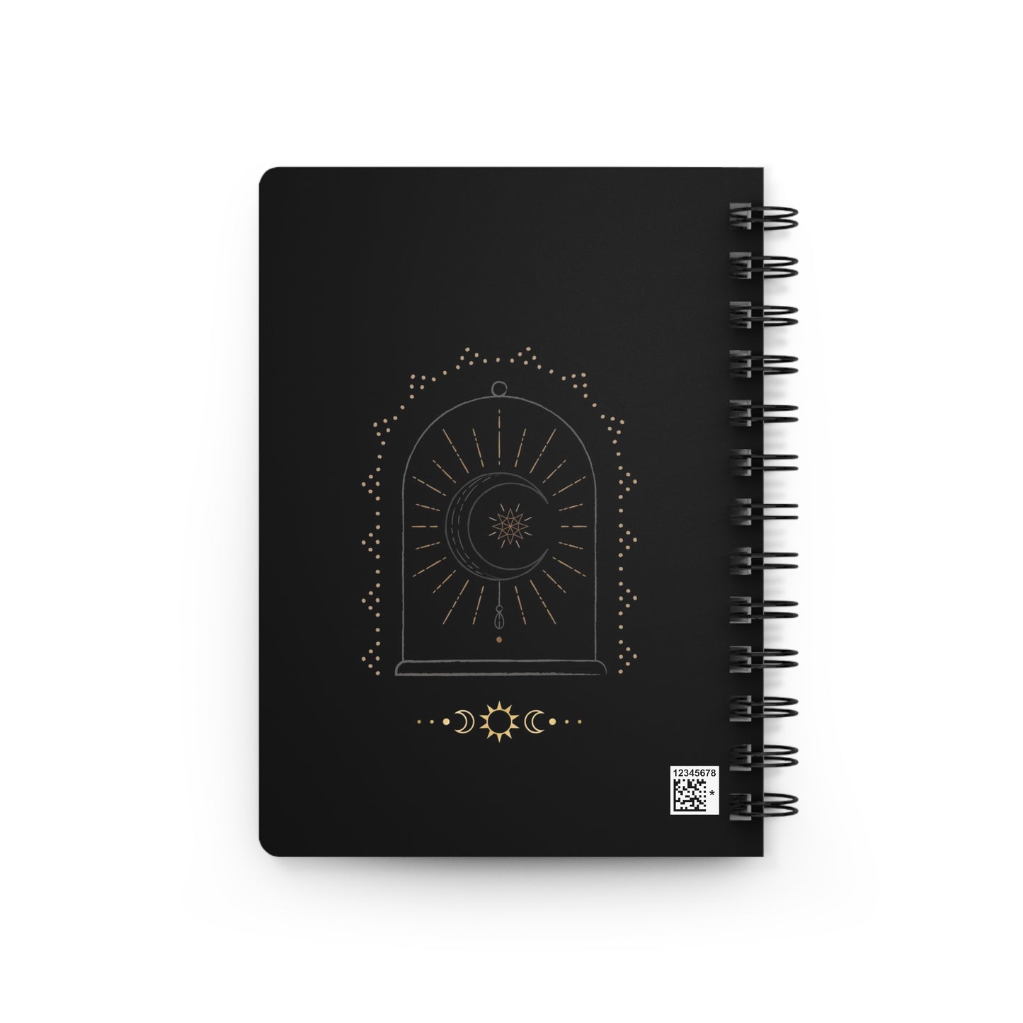 Lunar Floral Spiral Journal | Moon Phase Notebook | Dream Journal for Women
