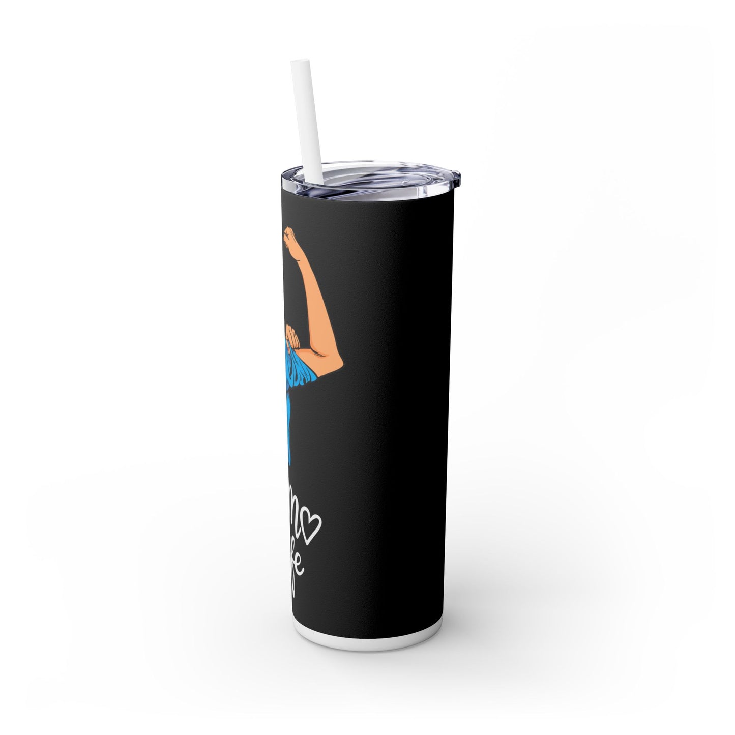 Mom Life Skinny Tumbler | 20oz – Stylish & Functional for On-the-Go Moms!