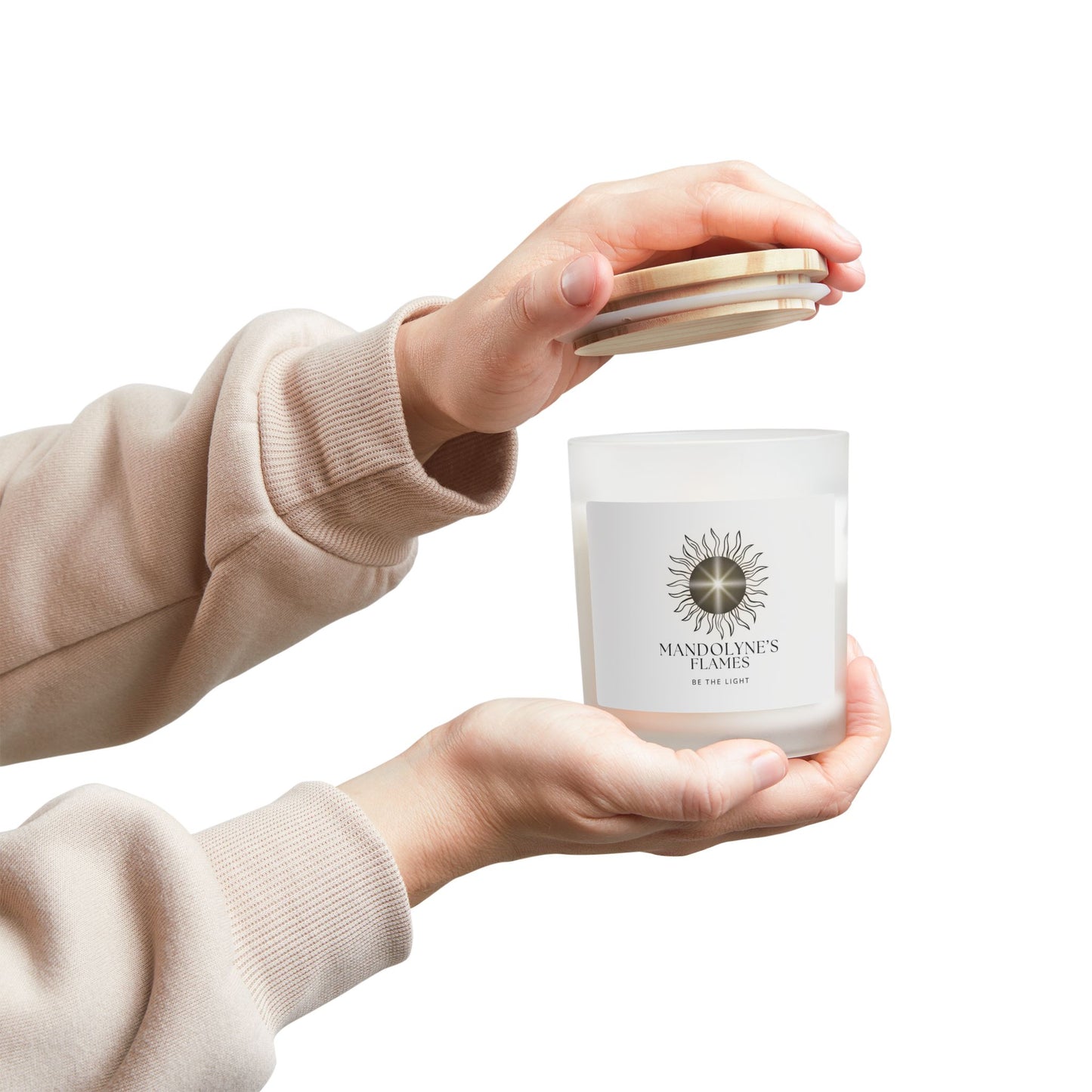 Mandolyne’s Flames – 11oz Frost Candle-Variety Scents