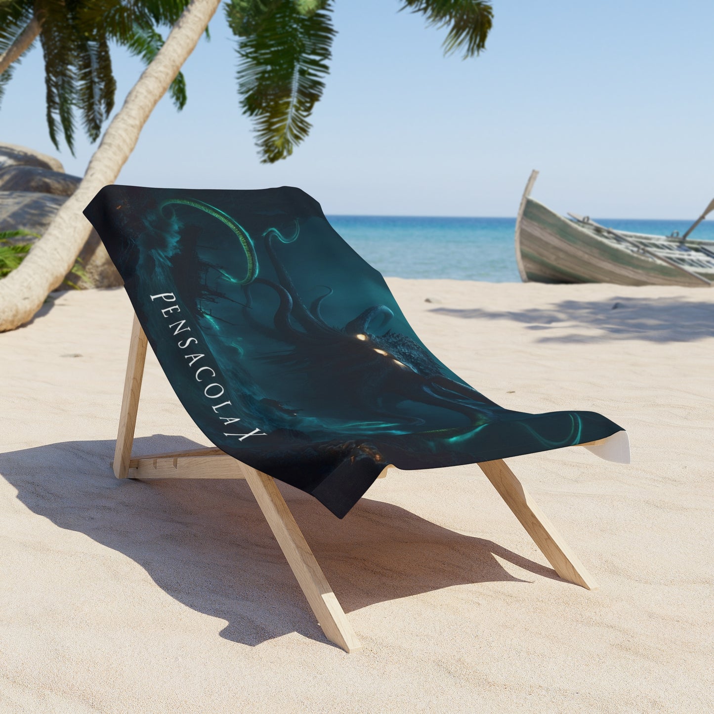 Cthulhu Adventure Beach Towel - Pensacola X Design