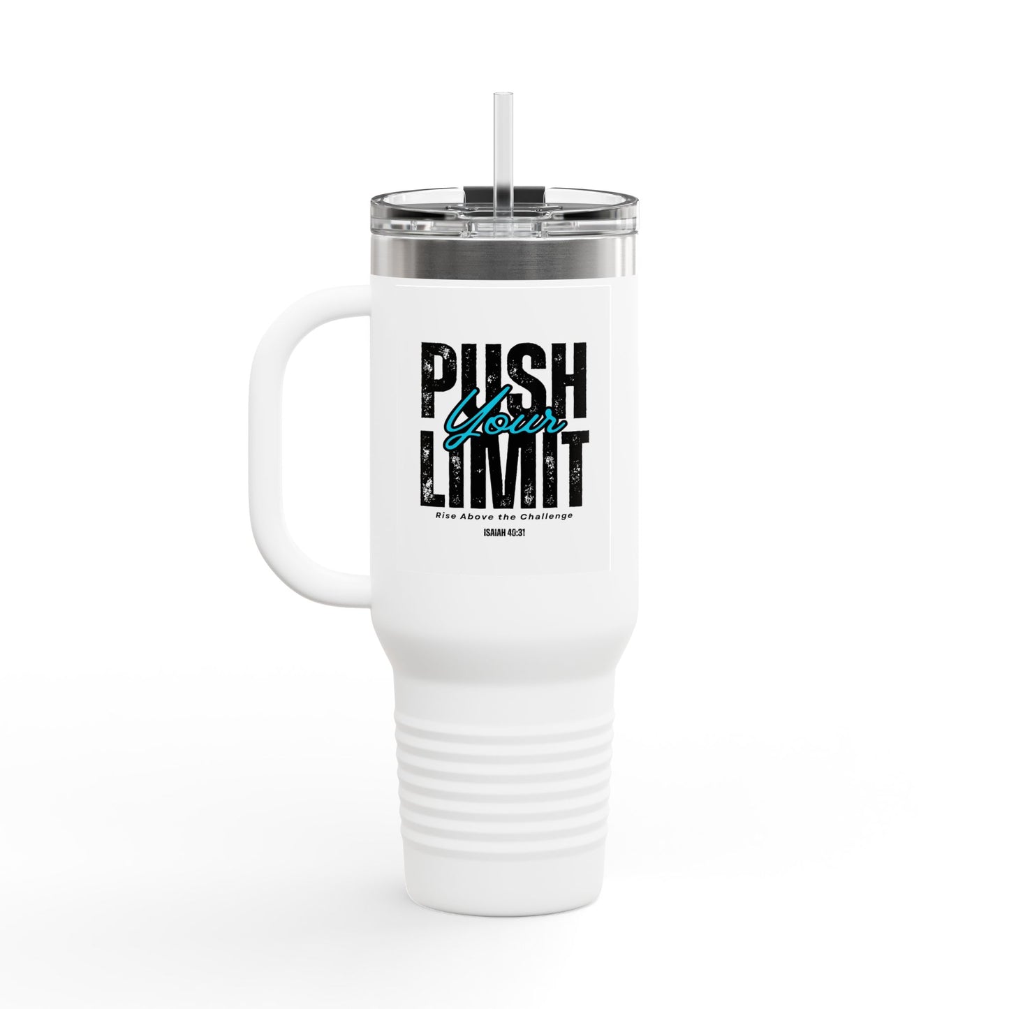 Push Your Limit – Rise Above the Challenge Insulated Travel Mug