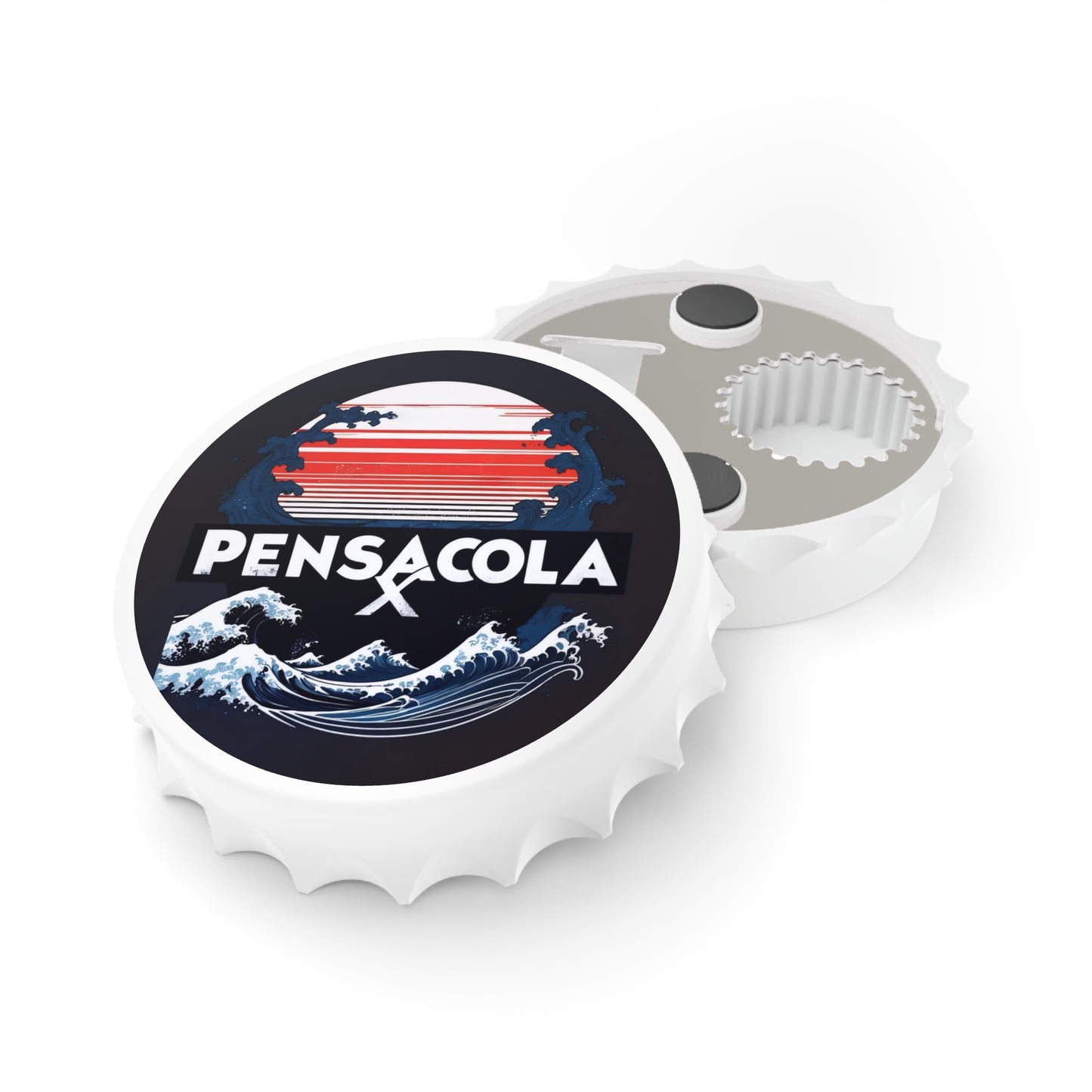 π Pensacola Waves Bottle Opener - Coastal Vibes for Your Home Bar π