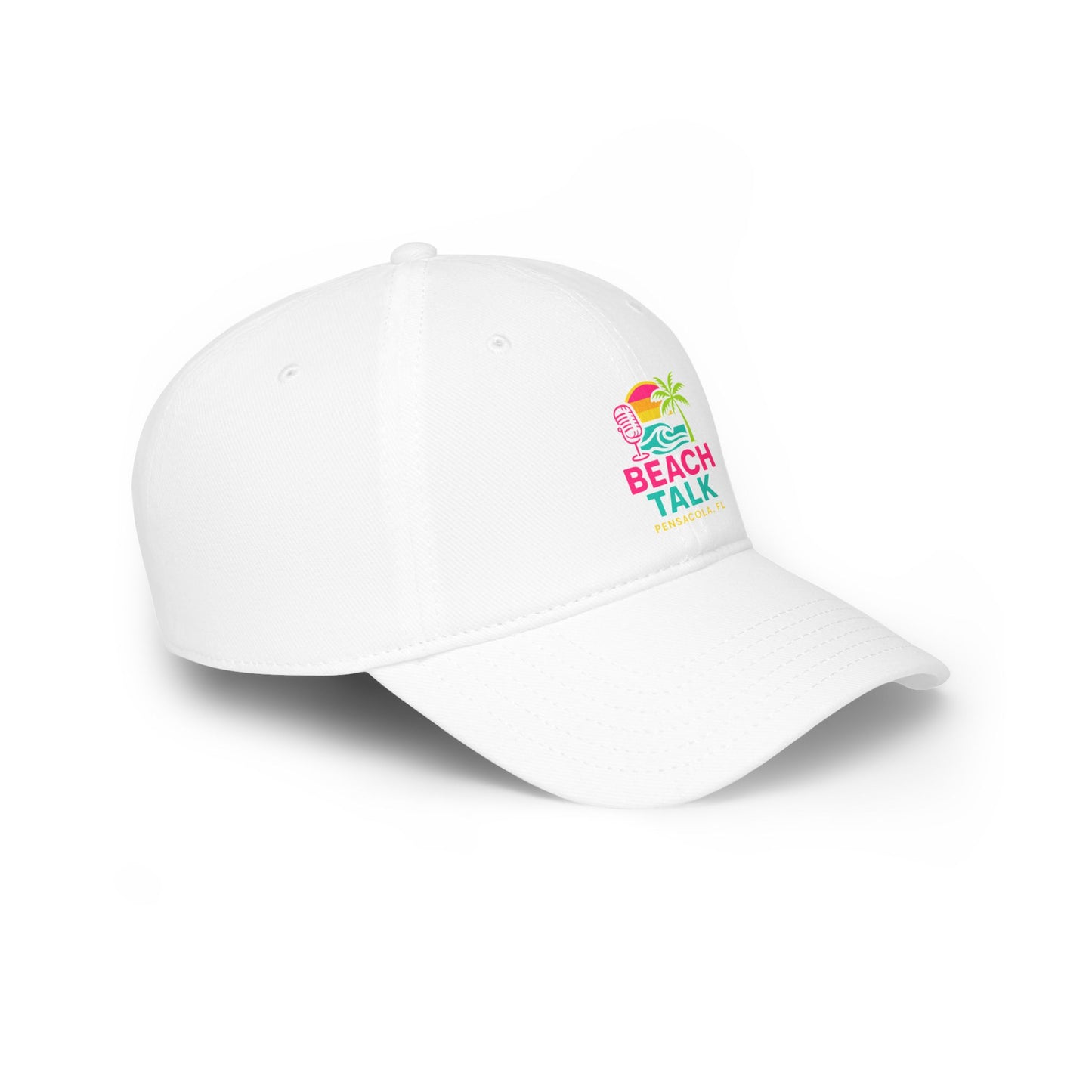 🧢 Beach Talk Low Profile Baseball Cap – Pensacola Vibes, All Day