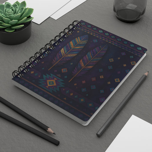Mystic Feather Spiral-Bound Journal