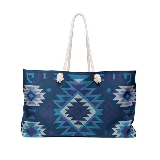 Native Print Weekender Bag – Oversized & Stylish Travel Tote