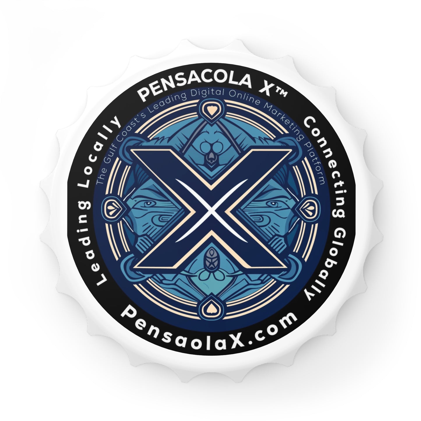 🔹 Custom Pensacola X™ Bottle Opener - Unique Bottle Cap Opener for Celebrations 🔹