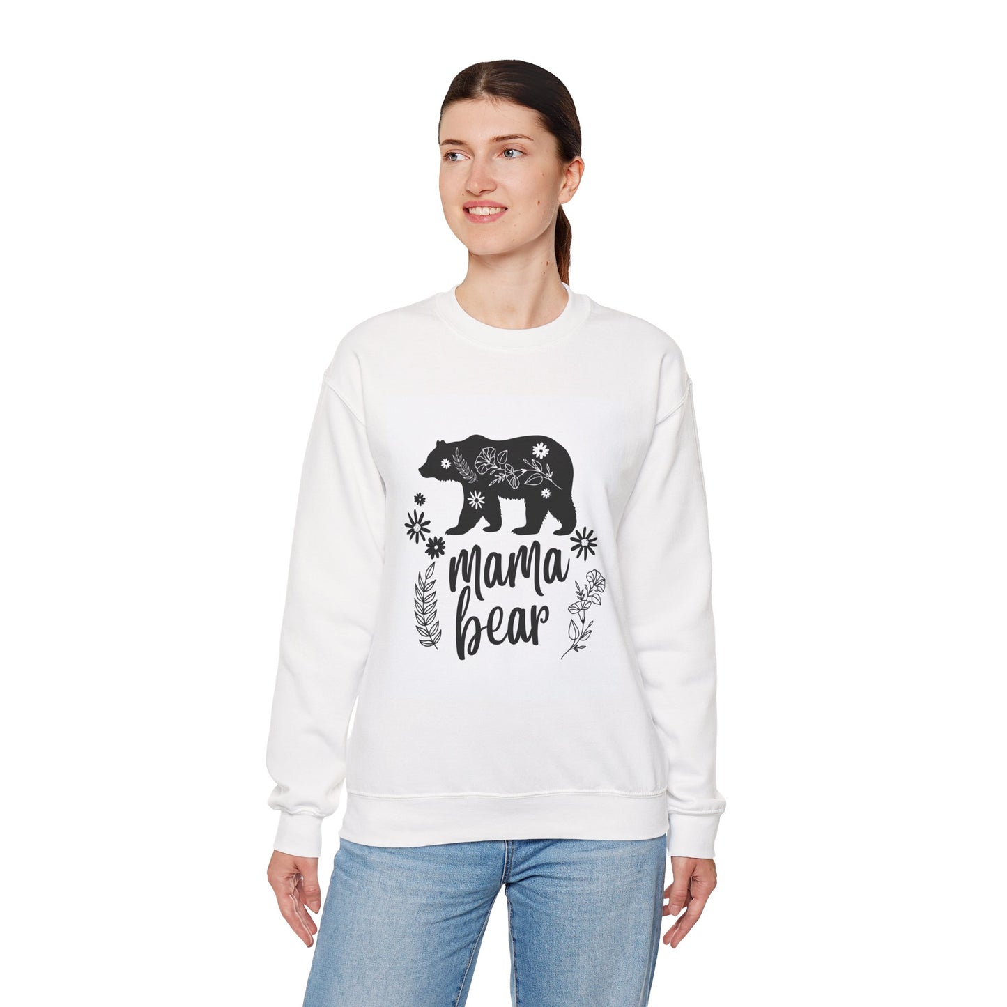 Mama Bear Heavy Blend™ Crewneck Sweatshirt