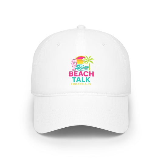 🧢 Beach Talk Low Profile Baseball Cap – Pensacola Vibes, All Day