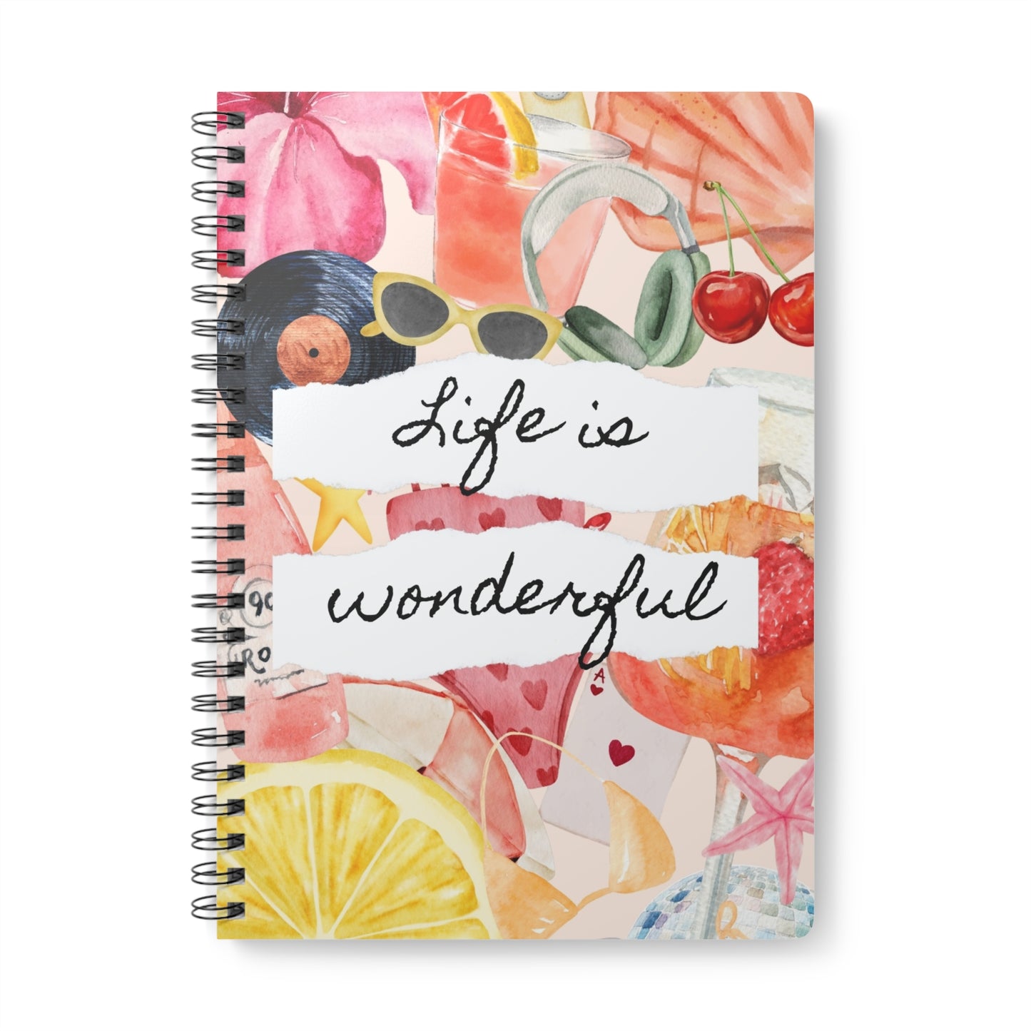 Life is Wonderful, Softcover Notebook,