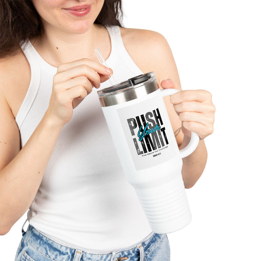 Push Your Limit – Rise Above the Challenge Insulated Travel Mug