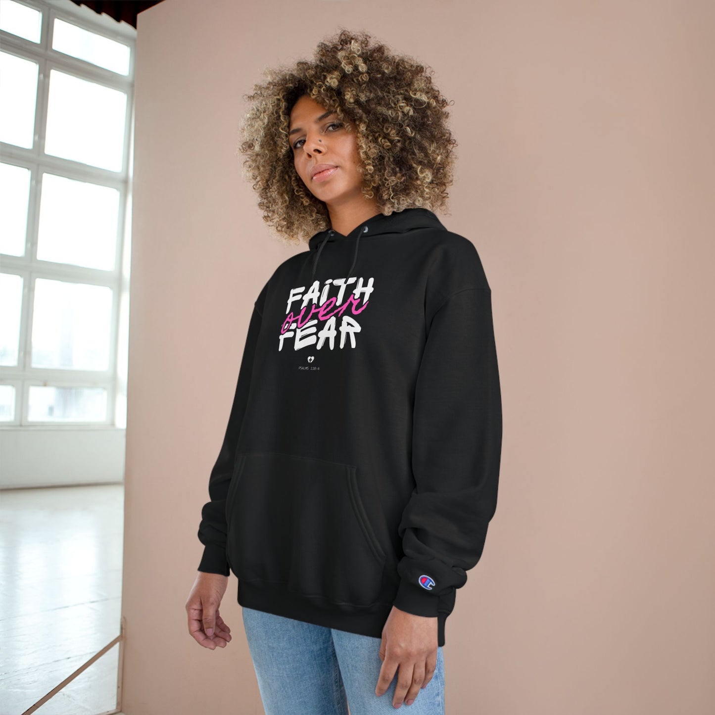 Faith Over Fear Hoodie – Christian Inspirational Pullover