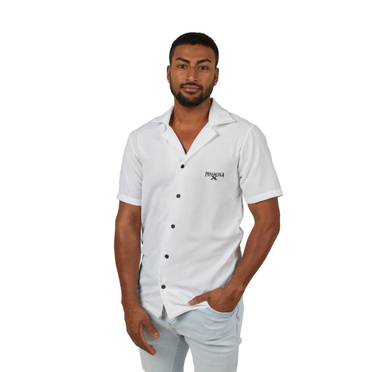 PENSACOLA X Men’s Hawaiian Camp Shirt – The Ultimate Summer Vibe!