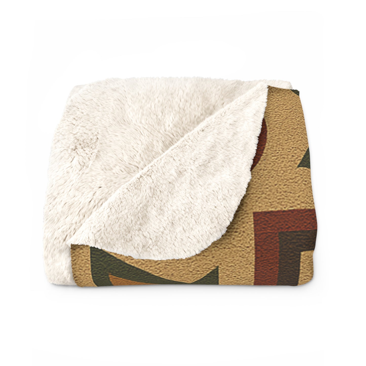 Tribal Art Sherpa Fleece Blanket – Ultra Soft & Cultural Comfort