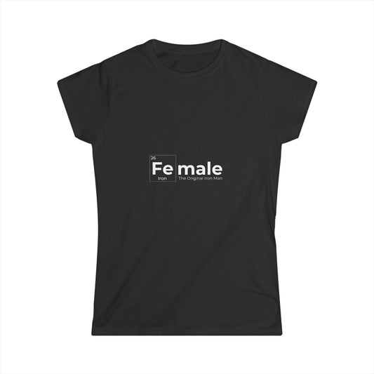 👩‍🔬 Female – The Original Iron Man | Women’s Softstyle Tee
