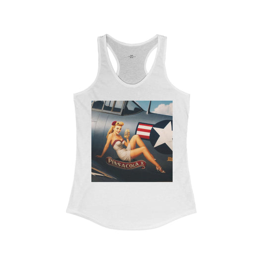 Women's Vintage Pin-up Racerback Tank