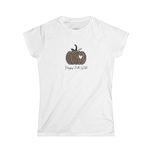🍂 Happy Fall, Y’all – Women’s Softstyle Tee 🍂