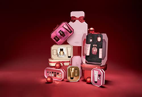 Victoria's Secret Bombshell Ultimate Fragrance 5 Piece Gift Set: 3.4oz Eau de Parfum, Mini Eau de Parfum, Candle, Lotion & Wash