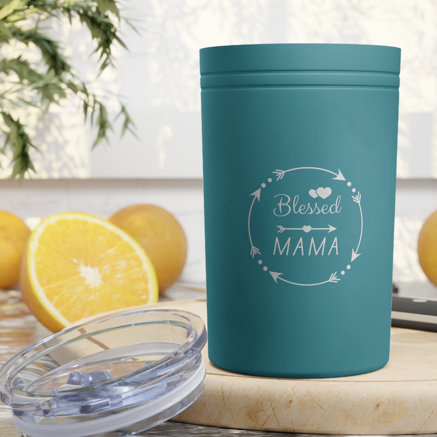 ✨ Blessed MAMA – Vacuum Insulated Tumbler, 11oz ✨