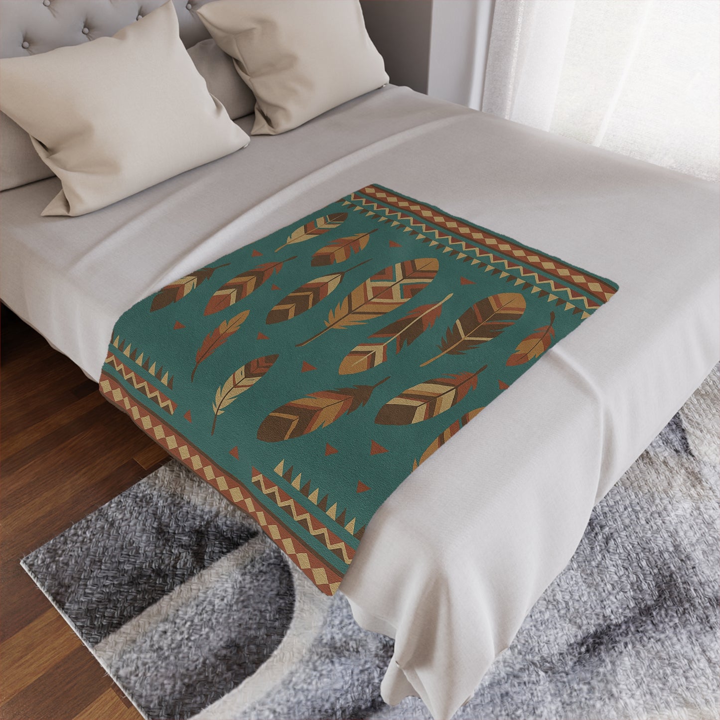 Feather Dreams Minky Blanket