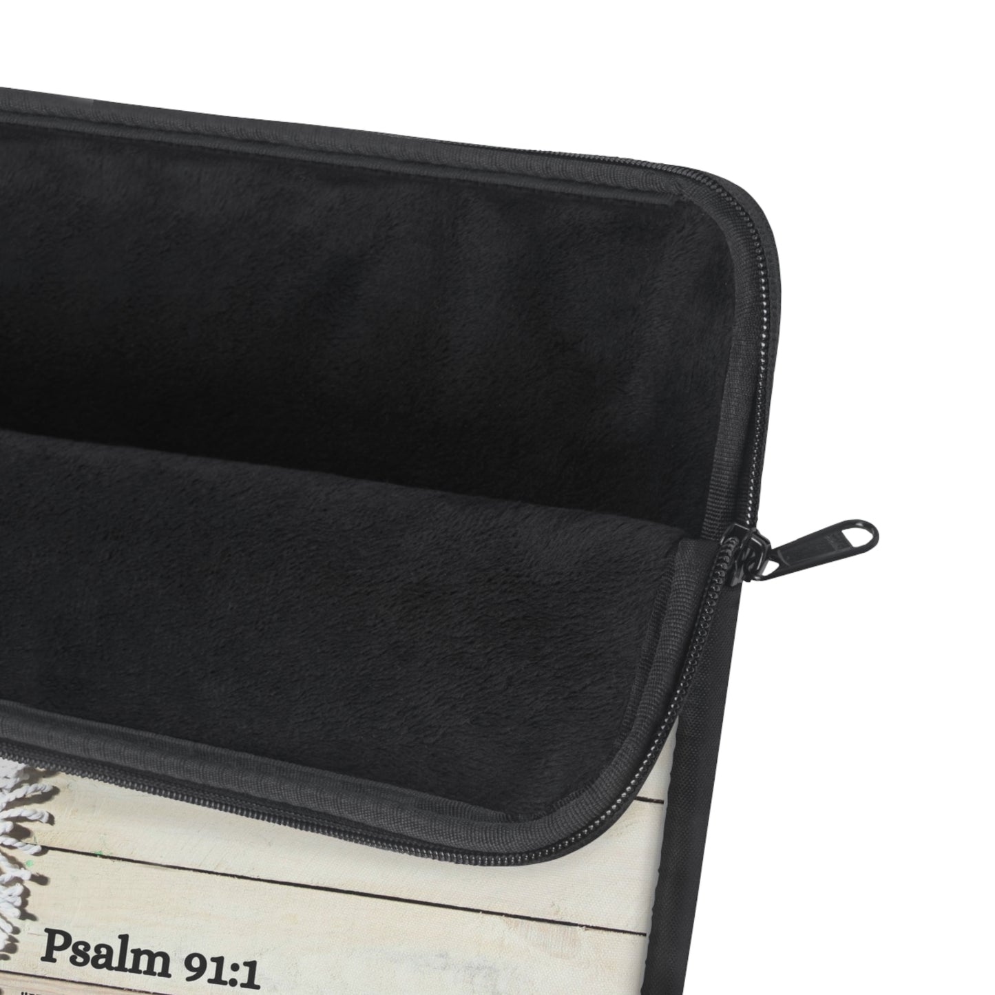 Psalm 91:1 Laptop Sleeve | Inspirational Protective Case