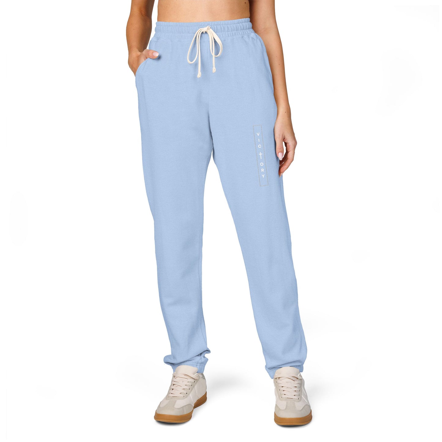 Victory – Unisex Garment-Dyed Fleece Sweatpants