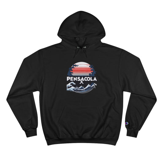 Pensacola X Champion Hoodie Coastal Vibes Meets Ultimate Comfort