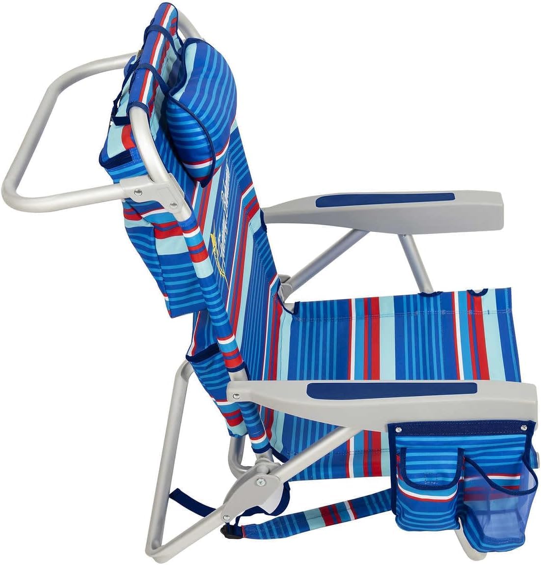 Tommy Bahama Backpack Beach Chair 2 Pack (Sailfish and Palms), Aluminum, Multicolor