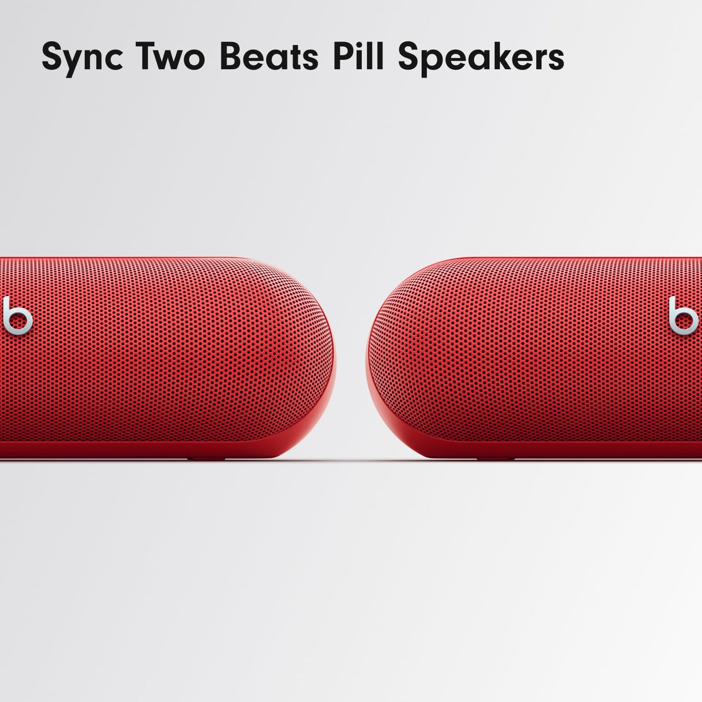 Beats Pill - Wireless Bluetooth Speaker and Portable Charger via USB-C - Up to 24 Hours Battery Life, IP67 Water Resistant, Apple & Android Compatible, Built-in Microphone – Statement Red