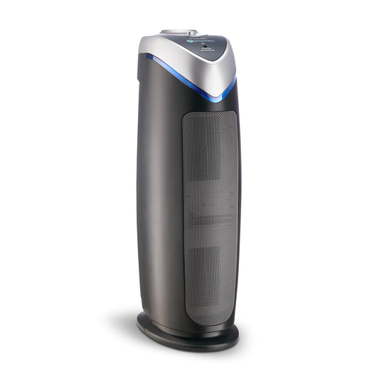 GermGuardian Air Purifier with HEPA 13 Filter, Removes 99.97% of Pollutants, Covers Large Room up to 743 Sq. Foot Room in 1 Hr, UV-C Light Helps Reduce Germs, Zero Ozone Verified, 22", Gray, AC4825E